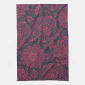 Blumenmuster Handtuch (Vertikal)