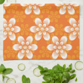 Blumenmuster Handtuch (Gefaltet)
