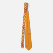 Blumenmuster Herren-Neck-Tie Krawatte (Rückseite)