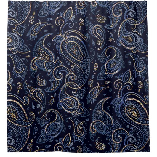 Blumenmuster, Hintergrund Im Jugendstil, v Duschvorhang (Vorderseite)