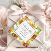 Blumenmuster Hochzeit der Wasserfarben Geschenkanhänger