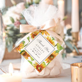 Blumenmuster Hochzeit der Wasserfarben Geschenkanhänger