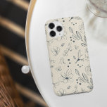 Blumenmuster Holzkohlecreme Einzigartig Case-Mate iPhone Hülle<br><div class="desc">Erhöhen Sie den Stil Ihres Telefons mit dem Pattern Illustration Handy Case, entworfen von Lorena Depante von LD Design Loft. Dieses einzigartige und moderne Gehäuse besticht durch ein faszinierendes Design aus Kohle und Creme, das Ihrem Gerät eine Touch an Eleganz verleiht. Lassen Sie sich von einem Telefongehäuse abheben, das Kunst...</div>