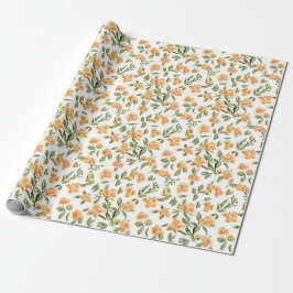 Blumenmuster Honeysuckle-Blume Geschenkpapier
