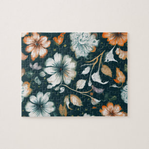 Blumenmuster Hübsche Pastellfarben Blumen Puzzle