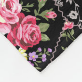 Blumenmuster: Hübsches Nahtloses Design. Fleecedecke (Ecke)