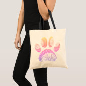 Blumenmuster Hundepapier drucken Tragetasche (Vorderseite (Produkt))