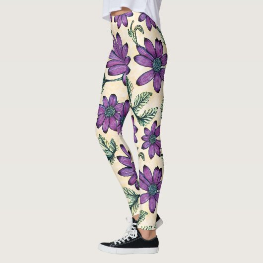 Blumenmuster I Leggings (Links)