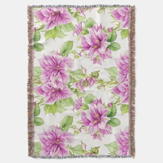 Blumenmuster I Lima Blume Decke (Vorderseite Vertikal)