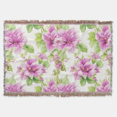 Blumenmuster I Lima Blume Decke (Vorderseite)