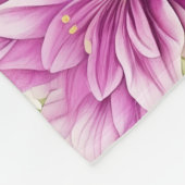 Blumenmuster I Lima Blume Fleecedecke (Ecke)