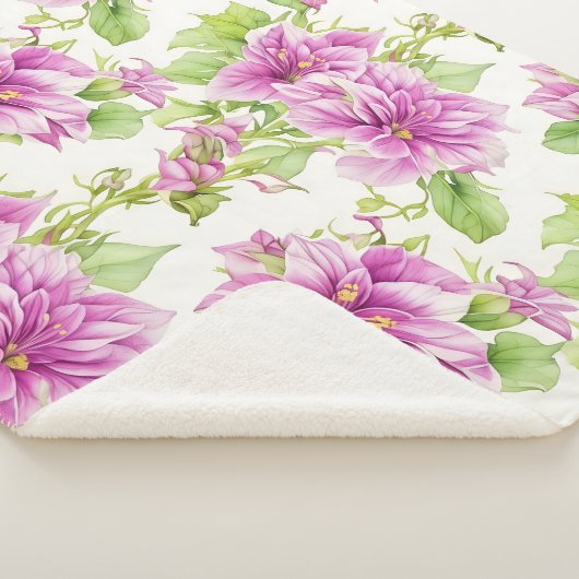 Blumenmuster I Lima Blume Sherpadecke (3/4)