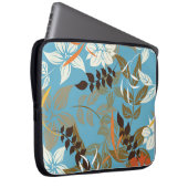 Blumenmuster-Illustration: Nahtlose Vintage Rückse Laptopschutzhülle (Vorne Rechts)