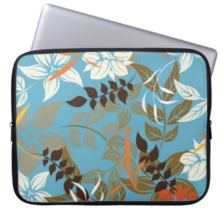 Blumenmuster-Illustration: Nahtlose Vintage Rückse Laptopschutzhülle