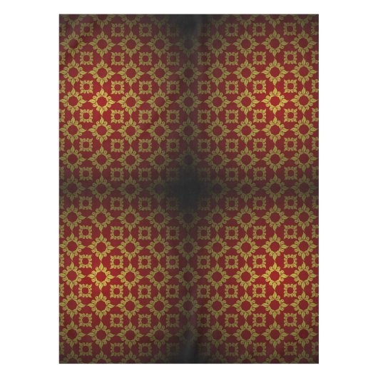 Blumenmuster im Barockstil Tischdecke (Vorderseite)