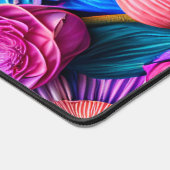 Blumenmuster im bohischen Stil Schreibtischunterlage (Ecke)