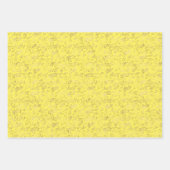 Blumenmuster im Freien rot-gelb Geschenkpapier Set (Vorderseite 3)