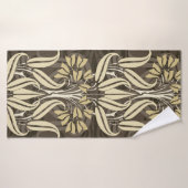 Blumenmuster im modernen Stil Badehandtuch (Badehandtuch)