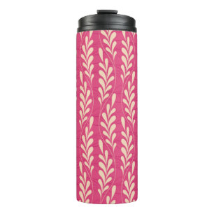 Blumenmuster im modernen Stil Thermosbecher