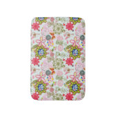 Blumenmuster im Retro-Stil 2 Badematte (Vorderseite Vertikal)