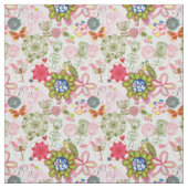 Blumenmuster im Retro-Stil 2 Stoff (Muster)