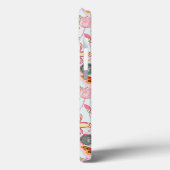 Blumenmuster im Retrostil 2 Case-Mate iPhone Hülle (Rückseite / Links)