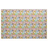 Blumenmuster im Retrostil 3 Stoff (Fat Quarter (45,7 x 55,9 cm))