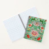 Blumenmuster im Stil von William Morris, Notizblock (Innenseite)