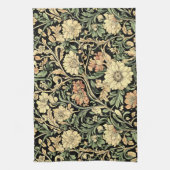 Blumenmuster im viktorianischen Stil  Geschirrtuch (Vertikal)