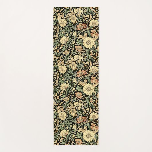Blumenmuster im viktorianischen Stil Yogamatte (Vorderseite)