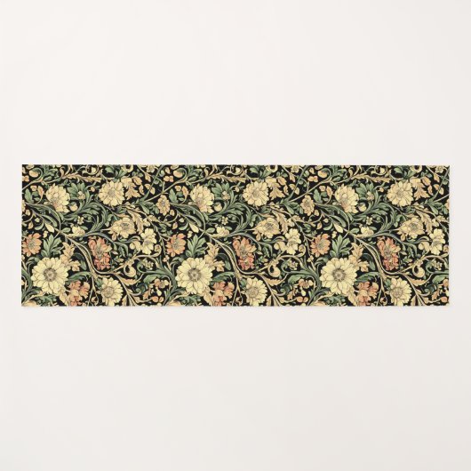Blumenmuster im viktorianischen Stil  Yogamatte (Vorderseite (Horizontal))