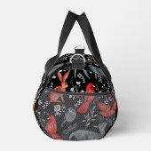 Blumenmuster im Volkskunststil Duffle Bag (Rechts)