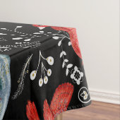 Blumenmuster im Volkskunststil Tischdecke (Beispiel)