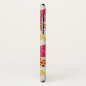 Blumenmuster in der Retro Art Case-Mate iPhone Hülle (Hinten/Links)