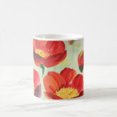 Blumenmuster in Form einer Abstraktion. Design Kaffeetasse (Mittel)