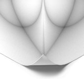 Blumenmuster in Schwarz und Weiß Poster (Ecke)