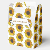 Blumenmuster-Individuelle Name Geschenkschachtel (Geöffnet)