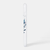 Blumenmuster iPhone 16 Hülle (Linke Seite)