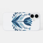 Blumenmuster iPhone 16 Hülle (Rückseite (Horizontal))