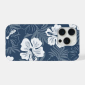 Blumenmuster iPhone Hülle (Rückseite (Horizontal))