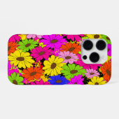 Blumenmuster iPhone Hülle (Rückseite (Horizontal))