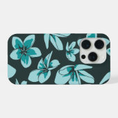 Blumenmuster iPhone Hülle (Rückseite (Horizontal))