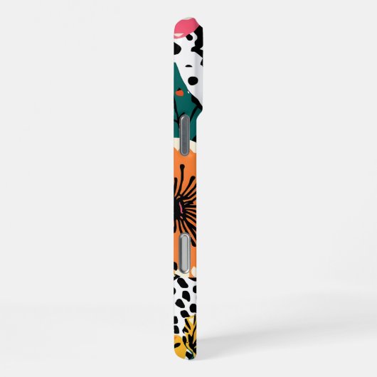 Blumenmuster iPhone Hülle (Rechte Seite)