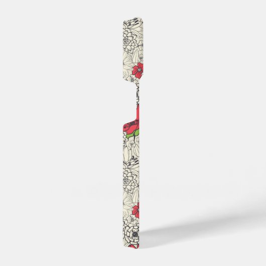 Blumenmuster iPhone Hülle (Rechte Seite)