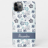 Blumenmuster iPhone Hülle (Rückseite)
