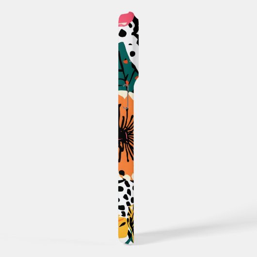 Blumenmuster iPhone Hülle (Rechte Seite)