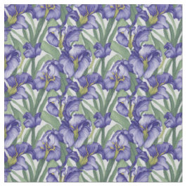 Blumenmuster Iris-Blume Stoff