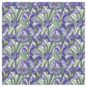 Blumenmuster Iris-Blume Stoff