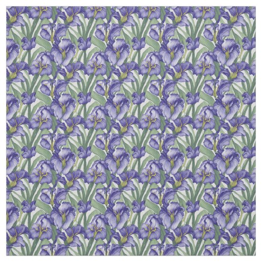 Blumenmuster Iris-Blume Stoff (Muster)