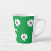 Blumenmuster Irischer grüner individuelle Name Milchtasse (Rechts)